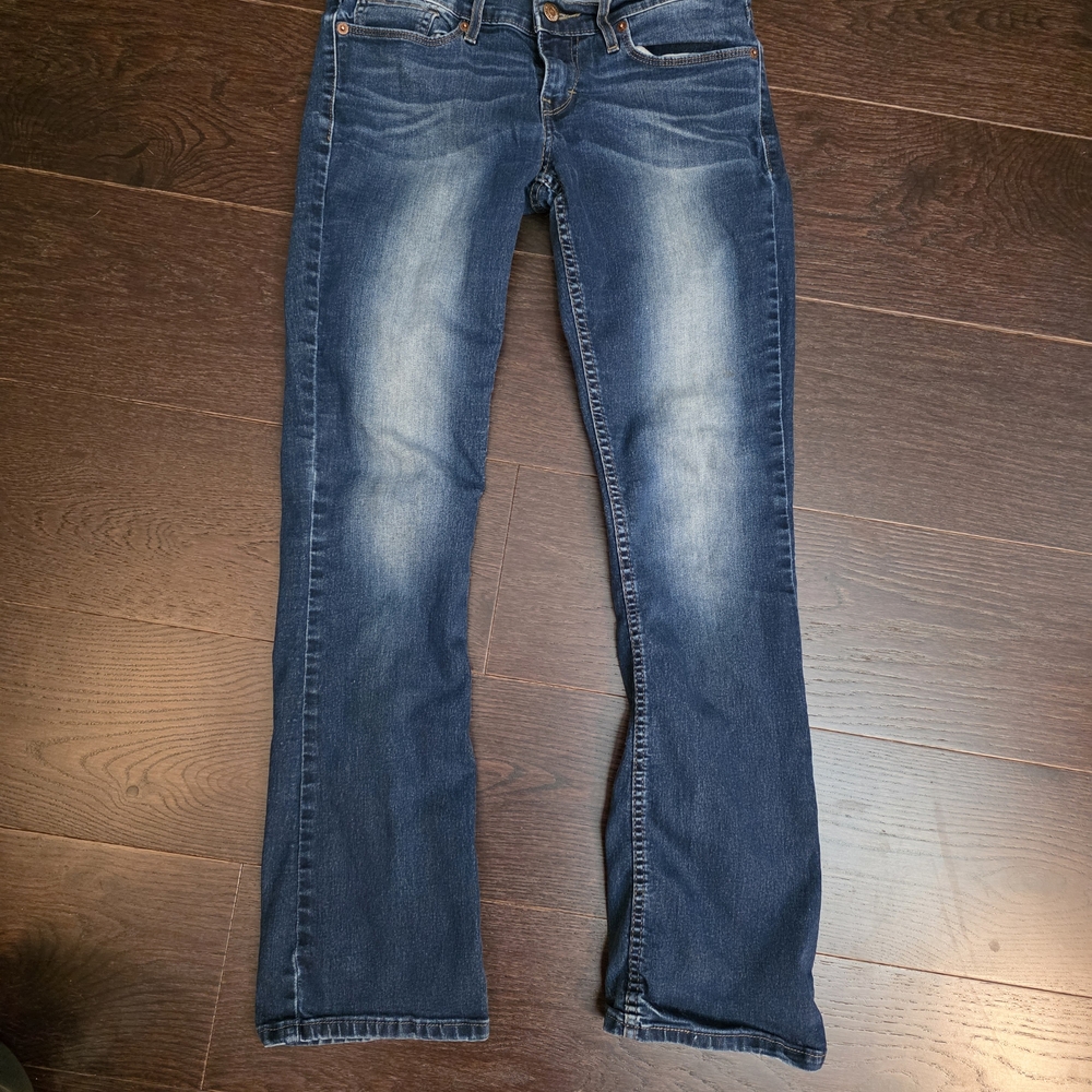 Levi's Dark Blue Straight Leg Jeans